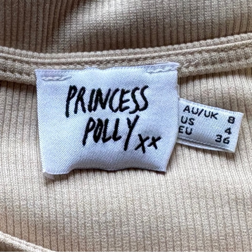 Princess Polly Stormi Ruched Underwire Drawstring Crop Top Corset Detail Size 4 - Picture 9 of 11